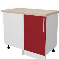 Стол  кухонный угловой с полкой 1050720