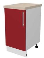 Стол кухонный узкий с полкой  300720