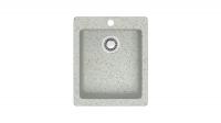 Мойка Модель 8, Квадратная 425х500х195мм, Светло-Серый   Мрамор