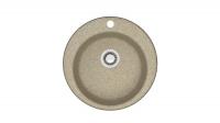 Мойка Модель 30, Круглая D475мм, Песочный   Мрамор