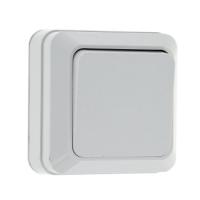 Выключатель 1-клавишный РИМ 10А белый EKF