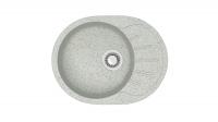 Мойка Модель 10, Овал малый 575х440х215мм, Светло-Серый   Мрамор