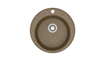 Мойка Модель 30, Круглая D475мм, Терракот   Мрамор
