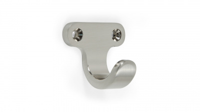 Крючок K120BSN. 2 Атласный сатиновый никель TWIN