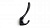Крючок K205BL. 9 Черный матовый OLA