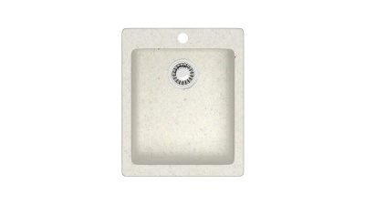 Мойка Модель 8, Квадратная 425х500х195мм, Хлопок   Мрамор