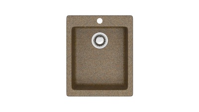 Мойка Модель 8, Квадратная 425х500х195мм, Терракот   Мрамор