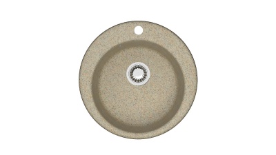 Мойка Модель 30, Круглая D475мм, Песочный   Мрамор