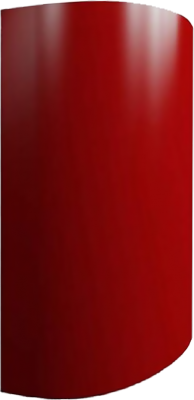 Радиусный Фасад  категория Без Фрезеровки  19 мм