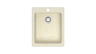 Мойка Модель 8, Квадратная 425х500х195мм, Бежевый   Мрамор