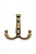 Крючок K250MAB. 6 Матовая старинная латунь DOLCE la Famiglia